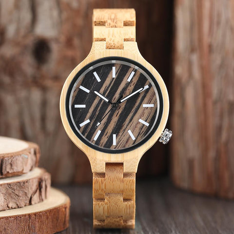 Unique Elegant Bamboo Watch