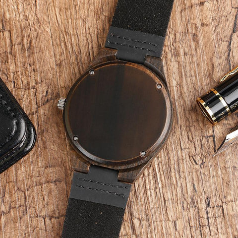 Real Quick Time Wooden Watch