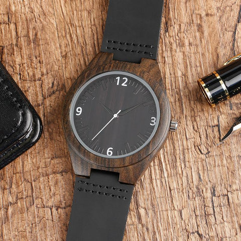 Real Quick Time Wooden Watch