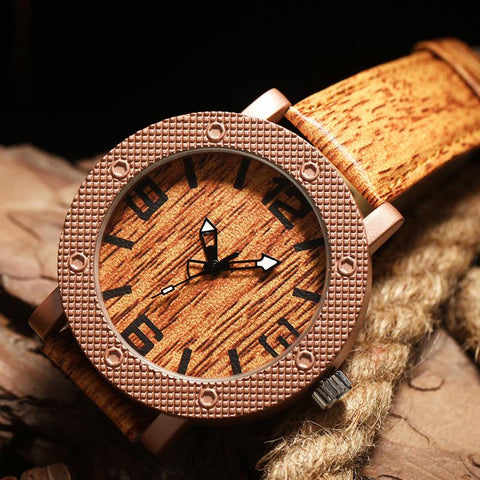 Casual Wooden  Fashion Watch